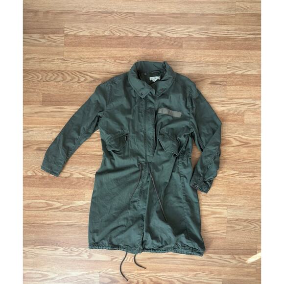 H&M LOGG Military Jacket Green Women’s M Sz 12 - Picture 1 of 6
